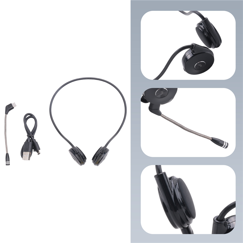 Sports Earphone Hook - 優れた骨伝導イヤホン M1 ワイヤレス Bluetooth ステレオイヤーフックスポーツヘッドセットビジネスヘッドフォンマイク付き