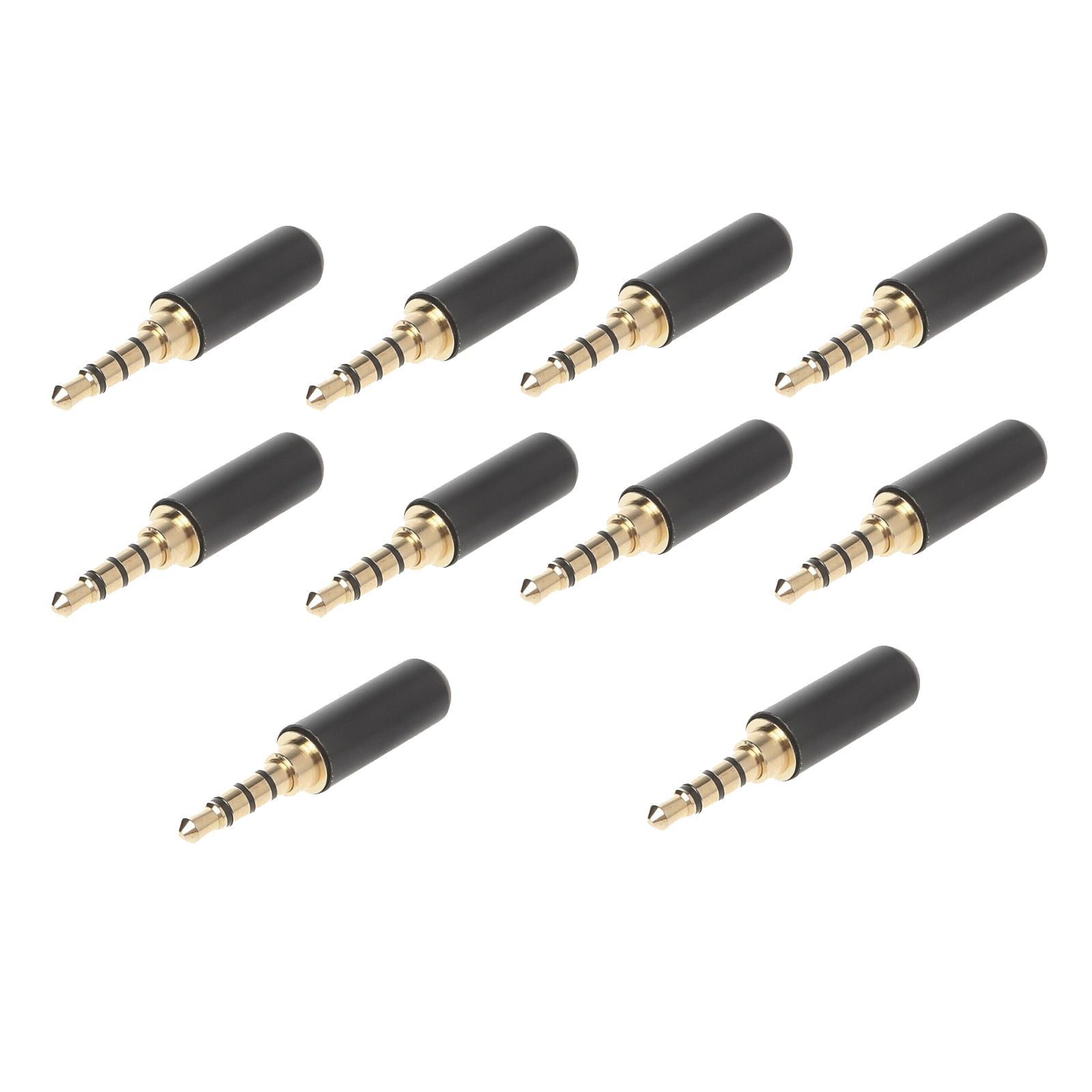 Cable Extension 3.5 - 5/10 個 3.5 ミリメートルステレオプラグオスヘッドフォンジャックケーブルアダプタ 4 極ステレオオーディオコネクタ