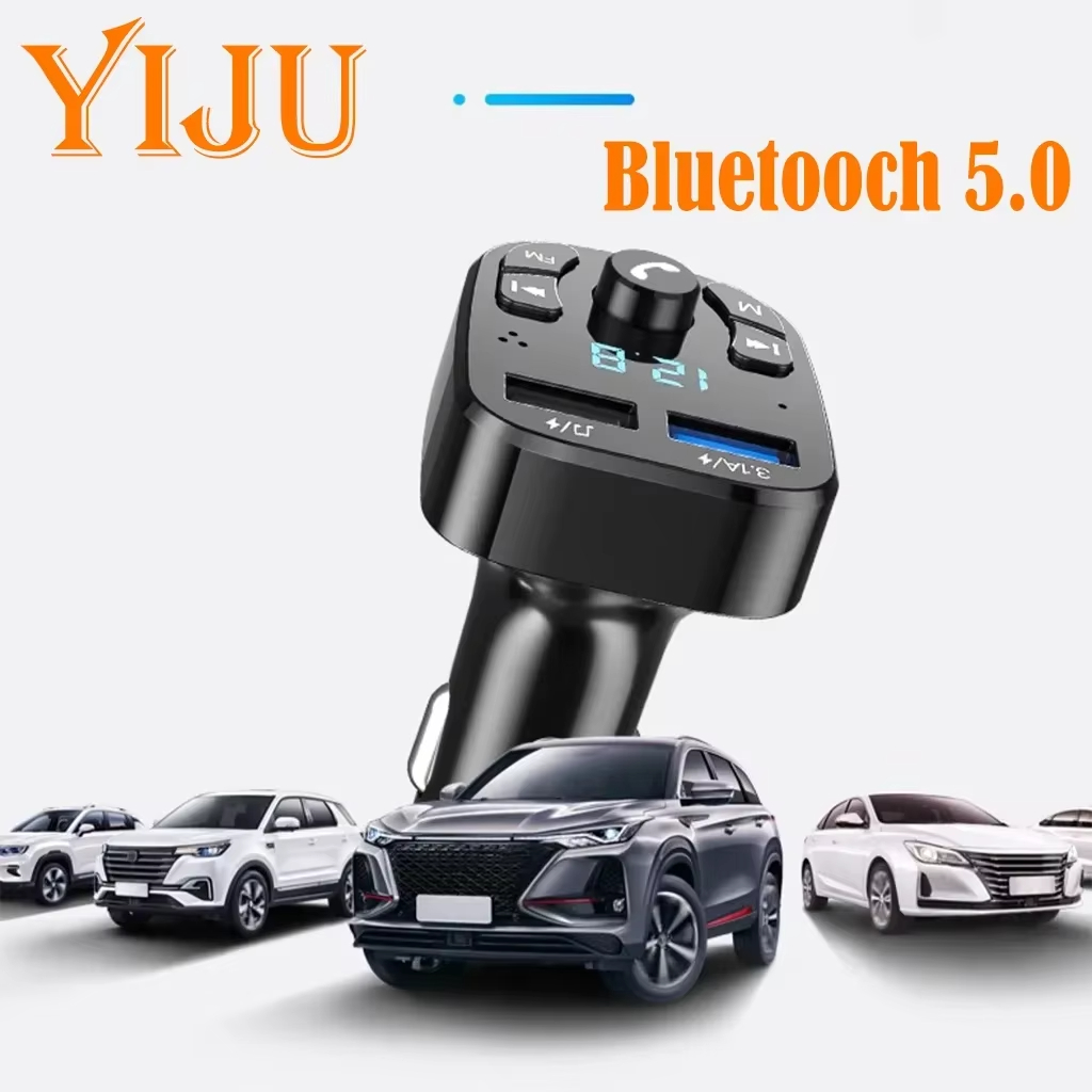 Bluetooth Adapter Receiver - 車の Bluetooth 5.0 Fm トランスミッター、ワイヤレス アダプター、マイク、オーディオ