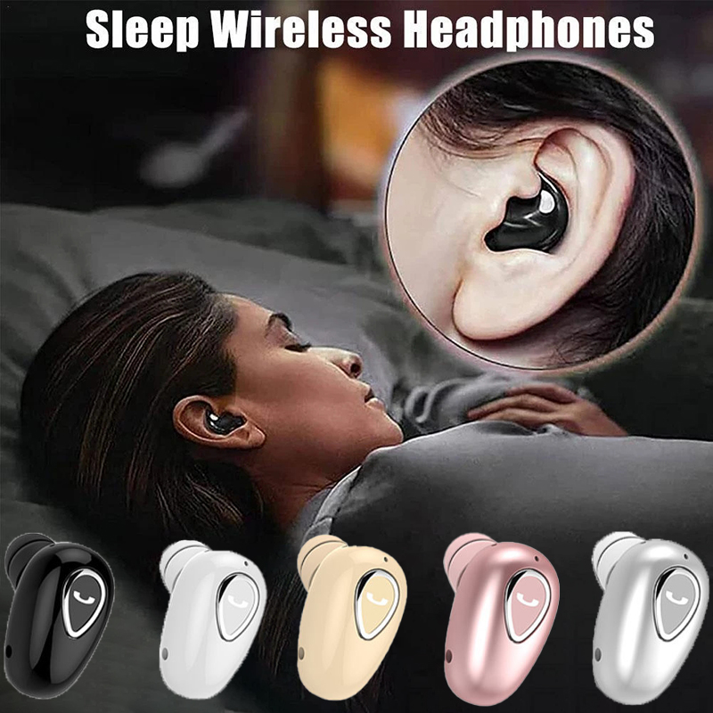 Wireless Earbuds Tws - ミニ目に見えないワイヤレスイヤホン Bluetooth 5.0 ヘッドフォンハンズフリーインイヤー HIFI ステレオ通話ヘッドセット