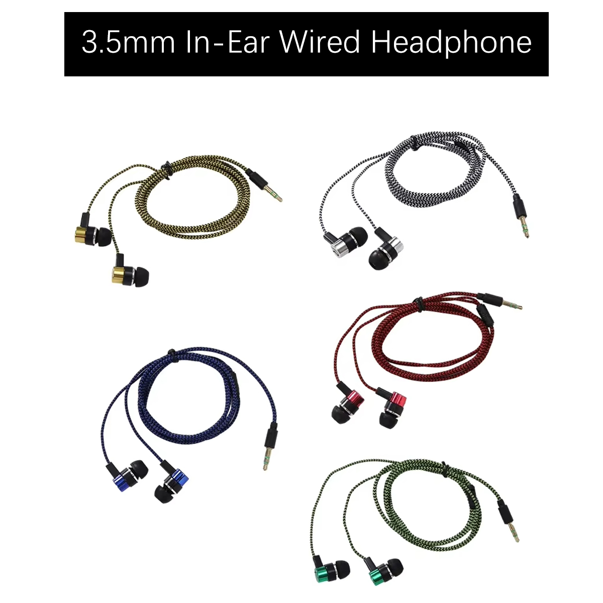 Audiophile Headphone Wired - Miwayer 3.5mm 有線インイヤーイヤホン - 優れたサウンドクオリティを実現するスーパーバスステレオヘッドホン