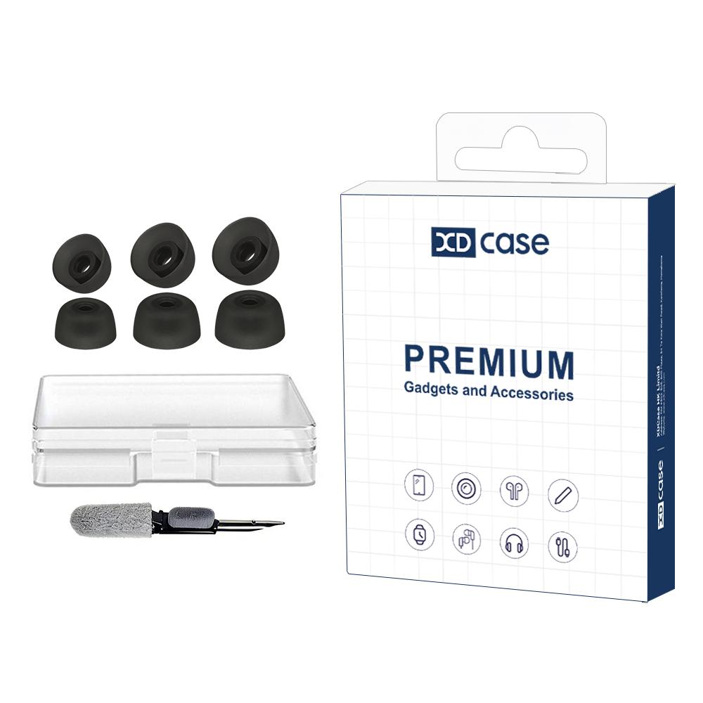 Earphone Foam Tip - XDcase 3 ペア入り 1 つの交換用シリコンイヤーチップキット Jabra
