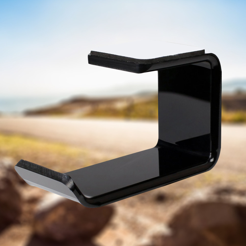 Headphone Stand Desk - ヘッドフォンイヤホン吊り下げラック回転可能なホルダー耐久性のある壁掛けデスクスタンドブラケットブラックエレガントで快適なデザイン