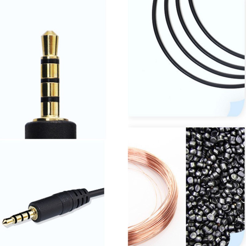 Cable Extension 3.5 - 1本 3.5mm-3.5mm ジャックオーディオ延長ケーブル オス-オス ステレオAUX 4極ケーブルアダプター