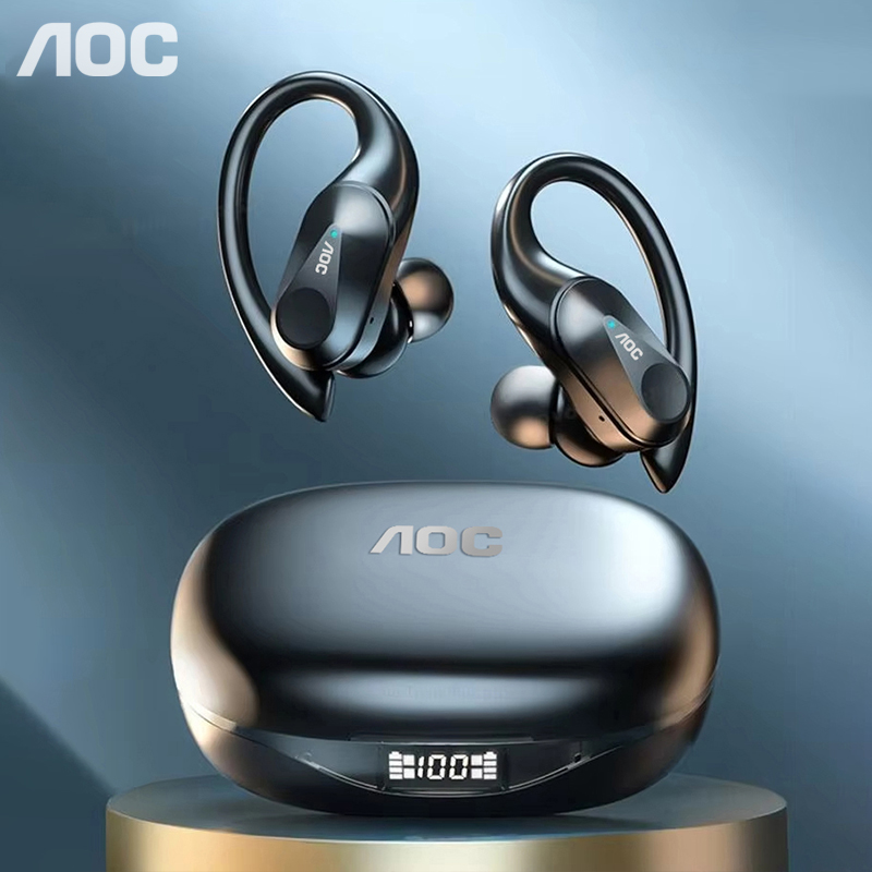 Wired Earphone Mic - Choice AOC スポーツ ヘッドセット ワイヤレス Bluetooth