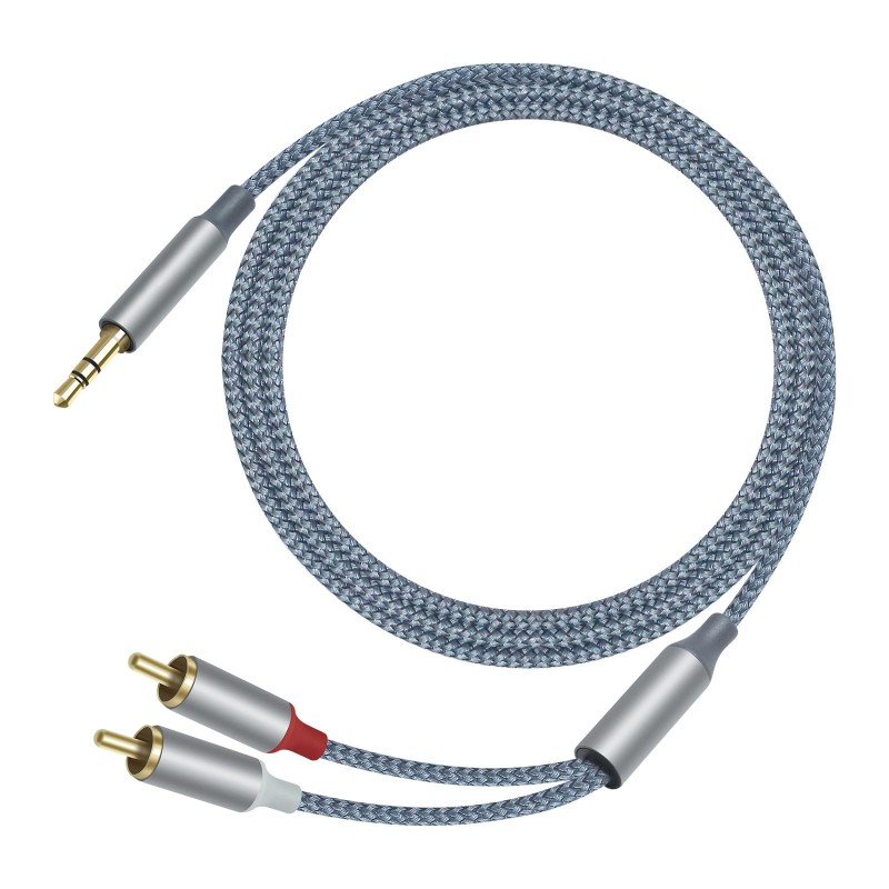 Audio Splitter Y - 3 個の Hifi Y スプリッターアダプターオーディオケーブル 3.5