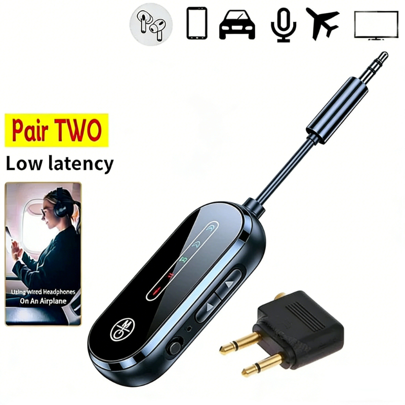 Bluetooth Adapter Receiver - Bluetooth 5.4 トランスミッター レシーバー 2 in