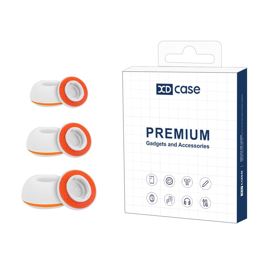 Silicone Ear Tip Replacement - Samsung Galaxy Buds3 Pro XDケース用交換シリコンスポンジイヤーチップ3ペア、S/M/Lサイズ