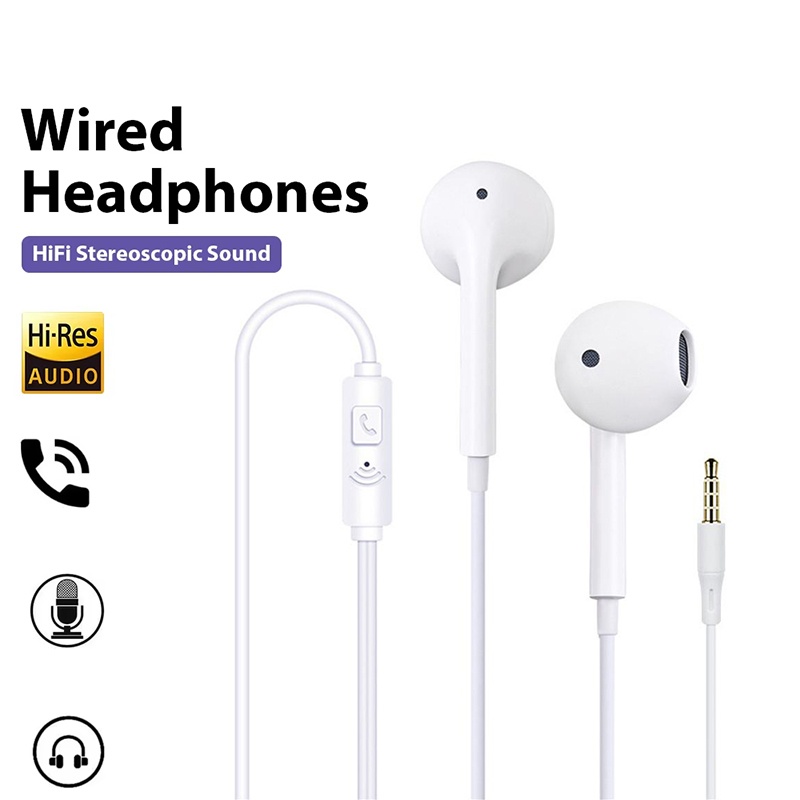 Audiophile Headphone Wired - 3.5mm 有線イヤホンインイヤーヘッドセット HIFI 低音イヤホンスポーツヘッドセットステレオ音楽ゲームヘッドフォン電話 PC 用マイク付き