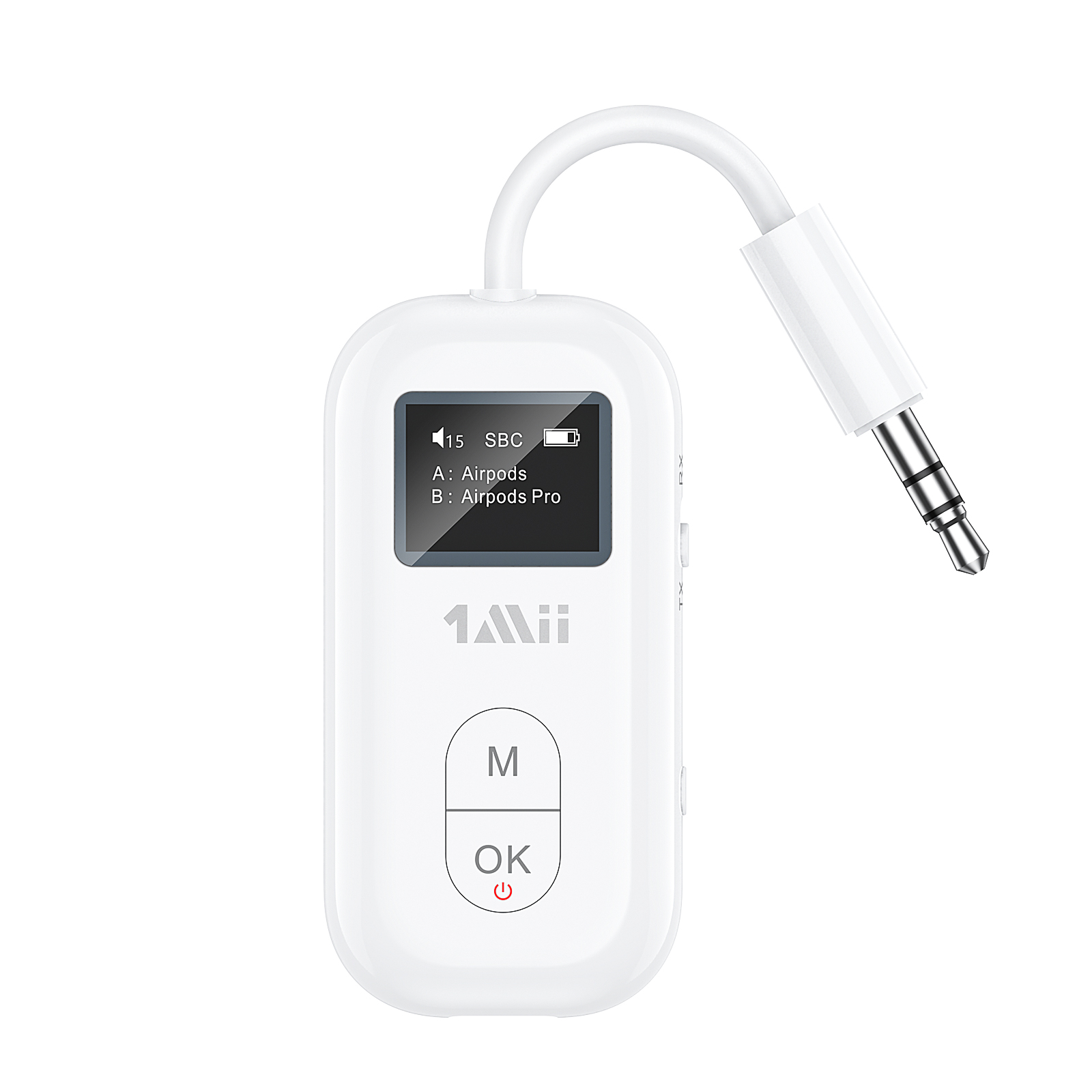 Bluetooth Adapter Receiver - 1Mii Airplane 3.5mm AUX Bluetoothアダプター Aptx-LL/HD