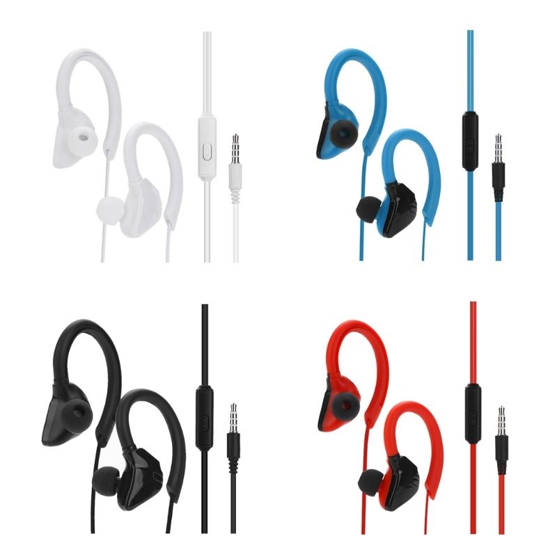Wired Earphone Mic - ボリュームコントロールベースとノイズを備えたスポーツ有線イヤホンインイヤーヘッドフォンのキャンセル電話コンピュータP9JB