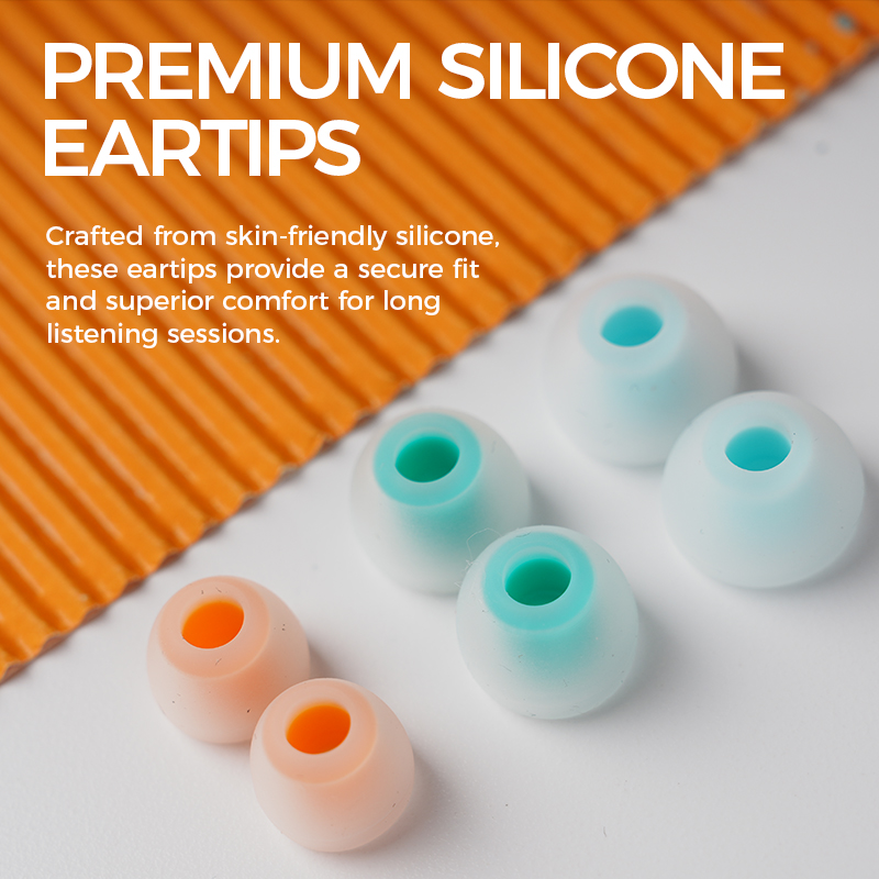 Hifiishirr キャンディーカラー シリコン イヤーチ - Silicone Ear Tip Replacement のレビューと価格