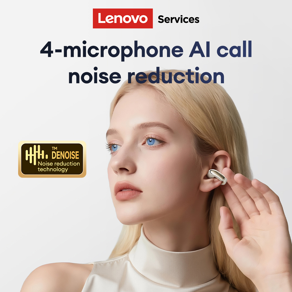 Lenovo LES-108 骨伝導 TWS イヤークリップ - Earbuds Charging Case のレビューと価格