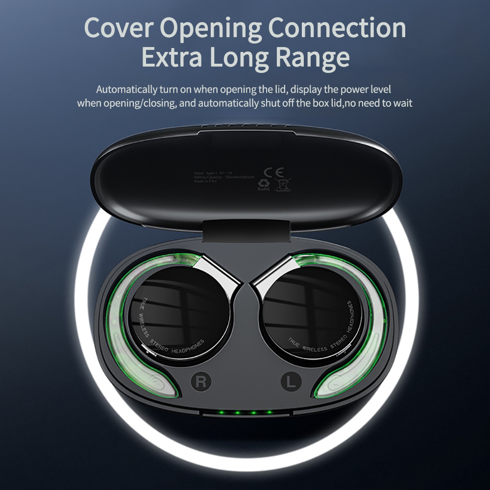 F2 TWS イヤホンマイク付きスポーツイヤーフック LED - Sports Earphone Hook のレビューと価格