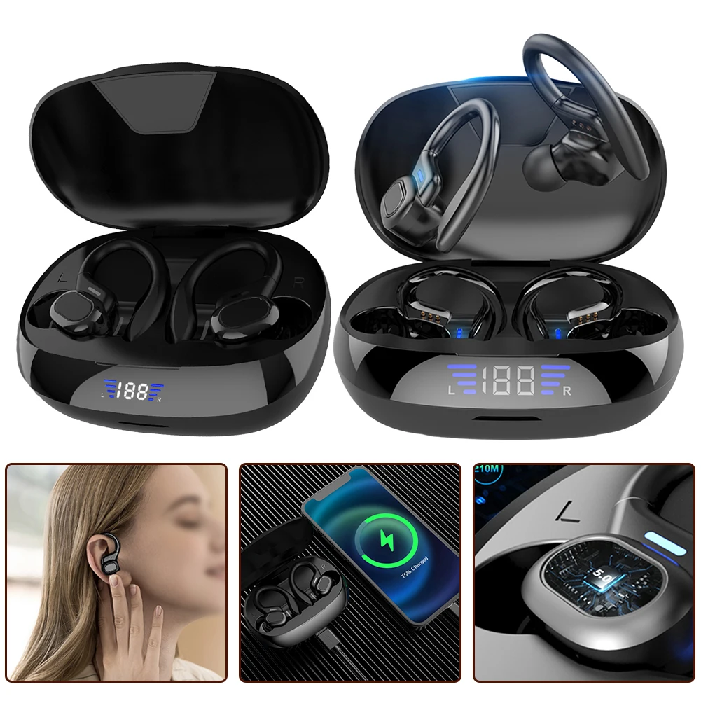 Bluetooth vv2 twsイヤホン,マイク付き,ワイ - Sports Earphone Hook のレビューと価格