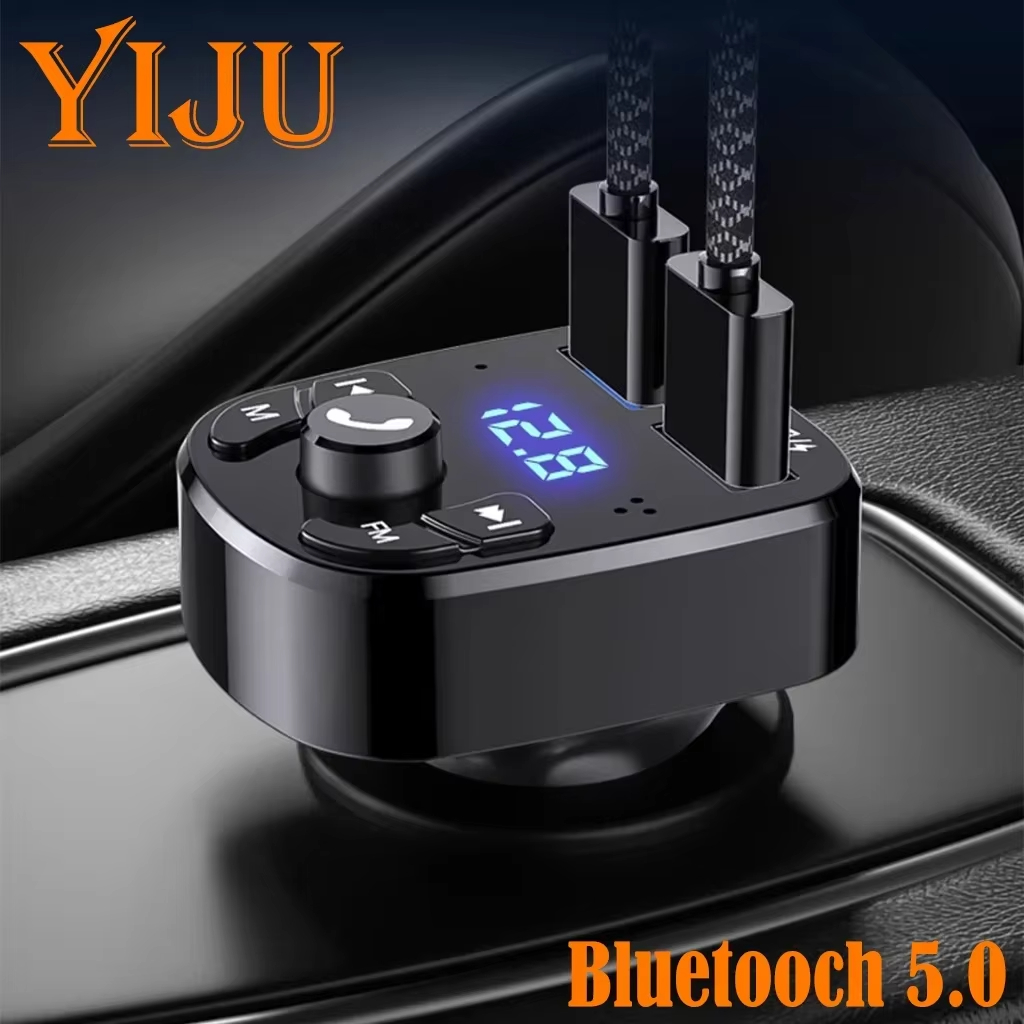 車の Bluetooth 5.0 Fm トランスミッター、ワ - Bluetooth Adapter Receiver のレビューと価格