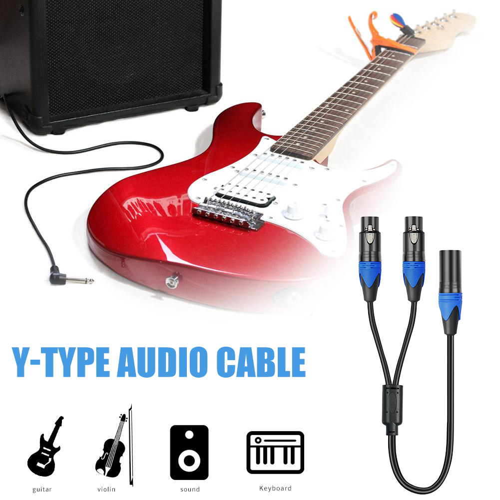 50cm 1 XLRメス-2 XLRオス XLR Yスプリッ - Audio Splitter Y のレビューと価格