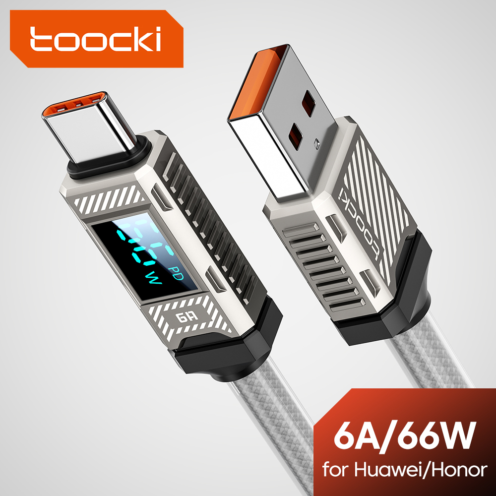 Toocki PD 66W USB C ケーブル 6A ディ - Usb C Earphone のレビューと価格