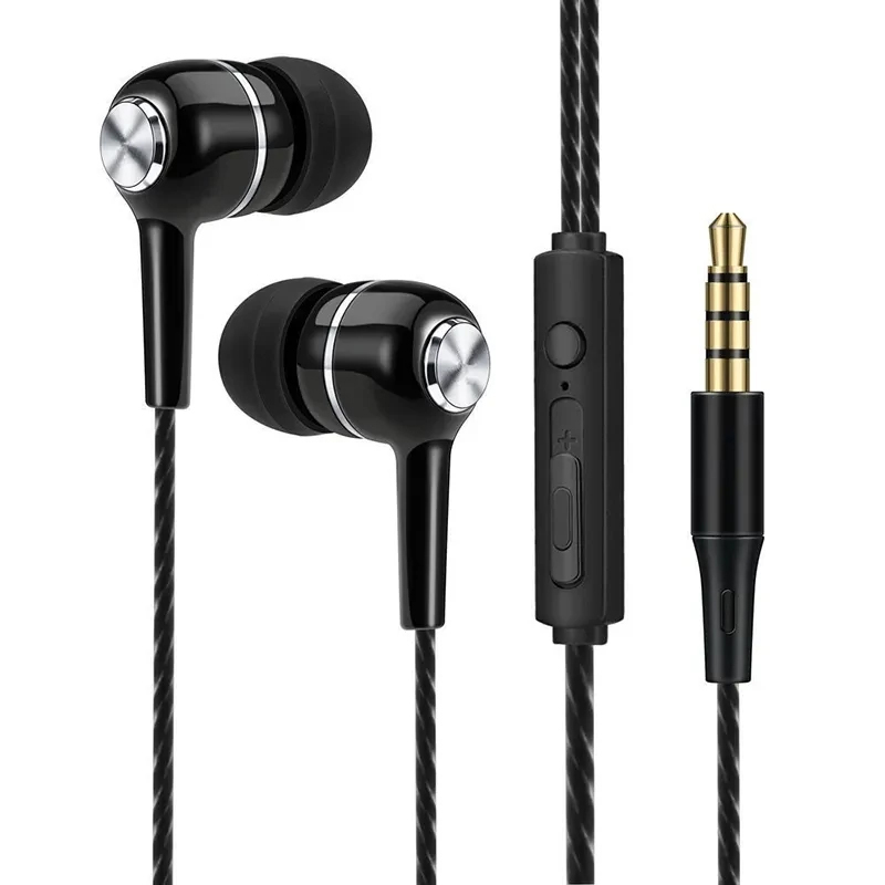 有線ヘッドフォン 3.5mm インイヤー スポーツ イヤホン - Audiophile Headphone Wired のレビューと価格