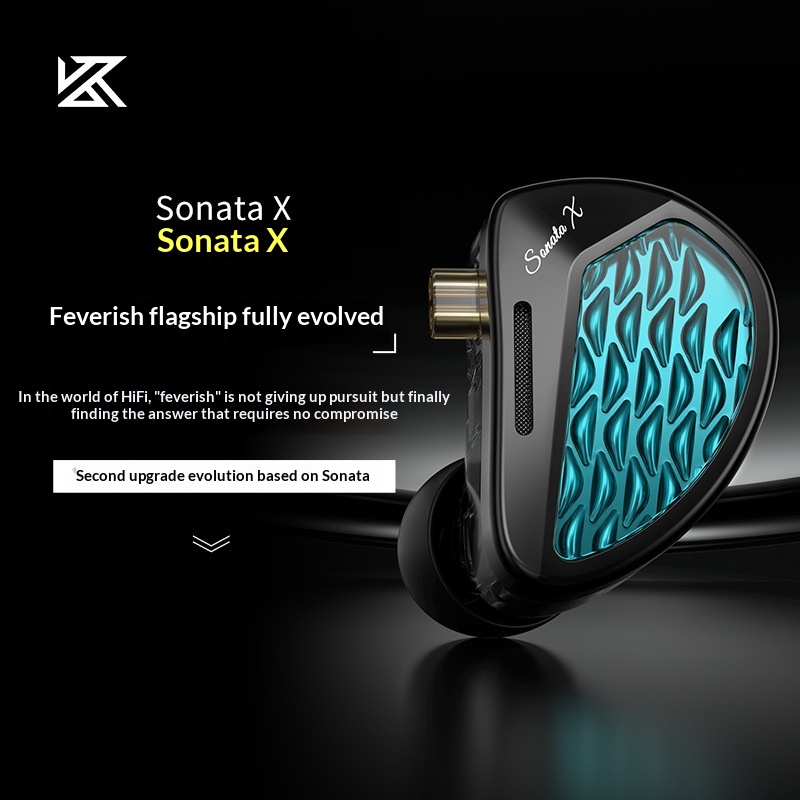 KZ Sonata X インイヤーモニターイヤホン フラッグ - Audiophile Headphone Wired のレビューと価格
