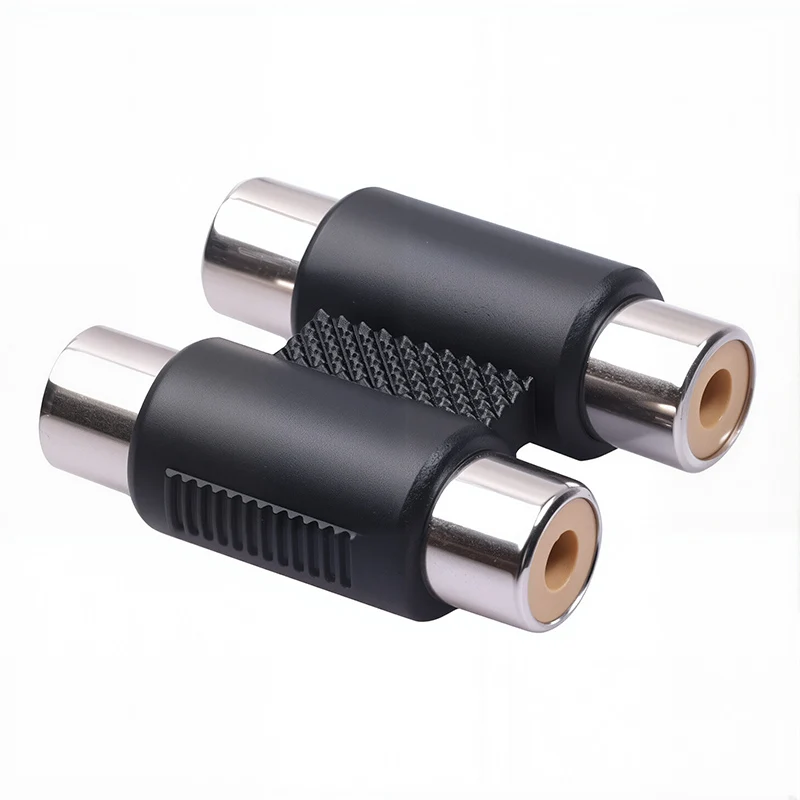 5個入り RCAジャック メス-オス プラグ コネクタ アダ - Audio Splitter Y のレビューと価格