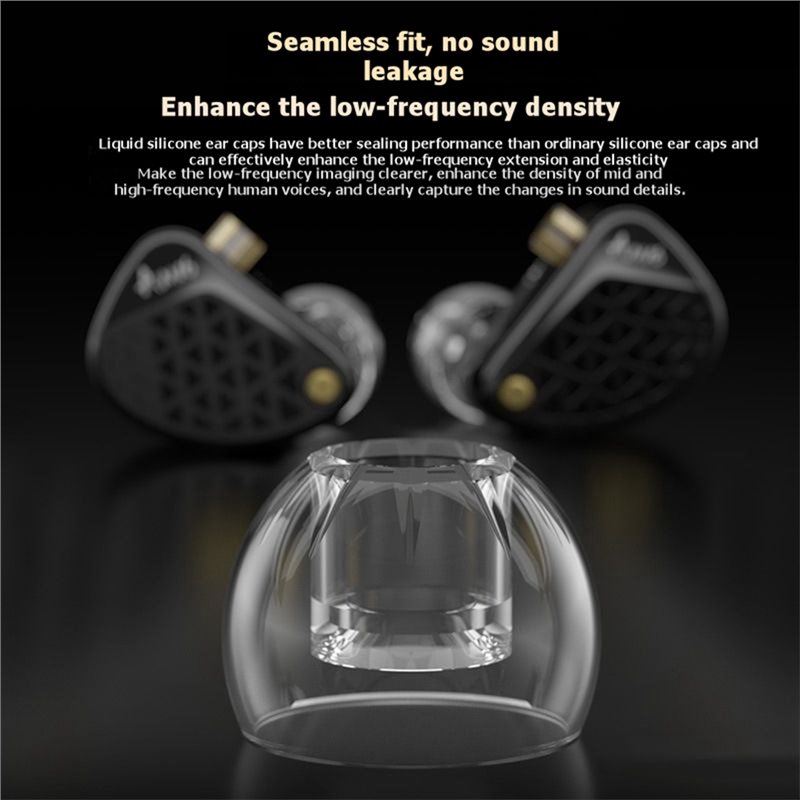 A23F-シリコン製イヤーチップ（KZ LS01用）、高弾性 - Silicone Ear Tip Replacement のレビューと価格