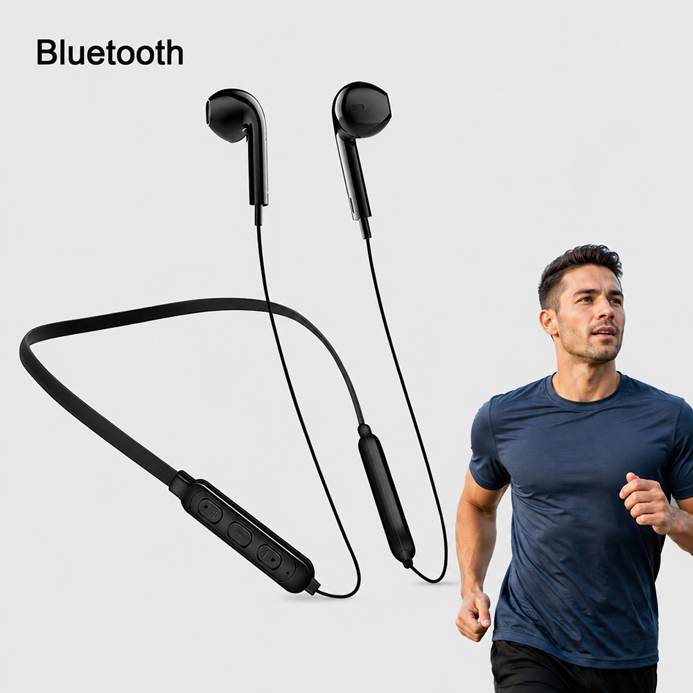 スポーツフィットネスオーディオアクセサリー首掛け式Bluet - Bluetooth Headset On Ear のレビューと価格