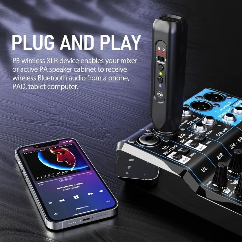 ワイヤレス XLR Bluetooth レシーバー - スピ - Bluetooth Adapter Receiver のレビューと価格