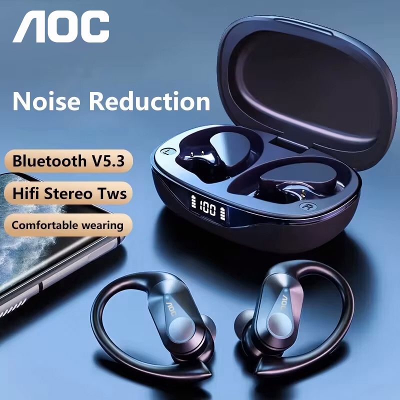 Choice AOC スポーツ ヘッドセット ワイヤレス B - Wired Earphone Mic のレビューと価格