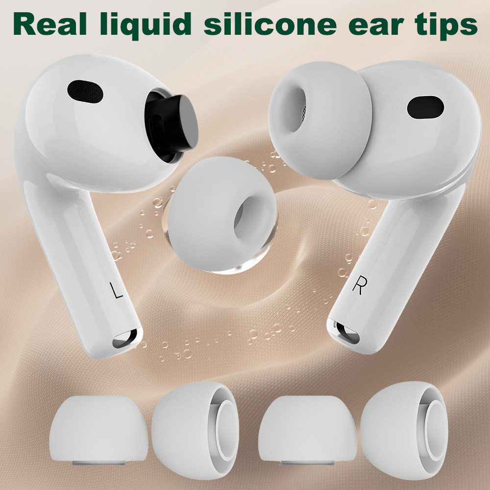 HAPPORIA 液体シリコンイヤホンチップ AirPods - Silicone Ear Tip Replacement のレビューと価格