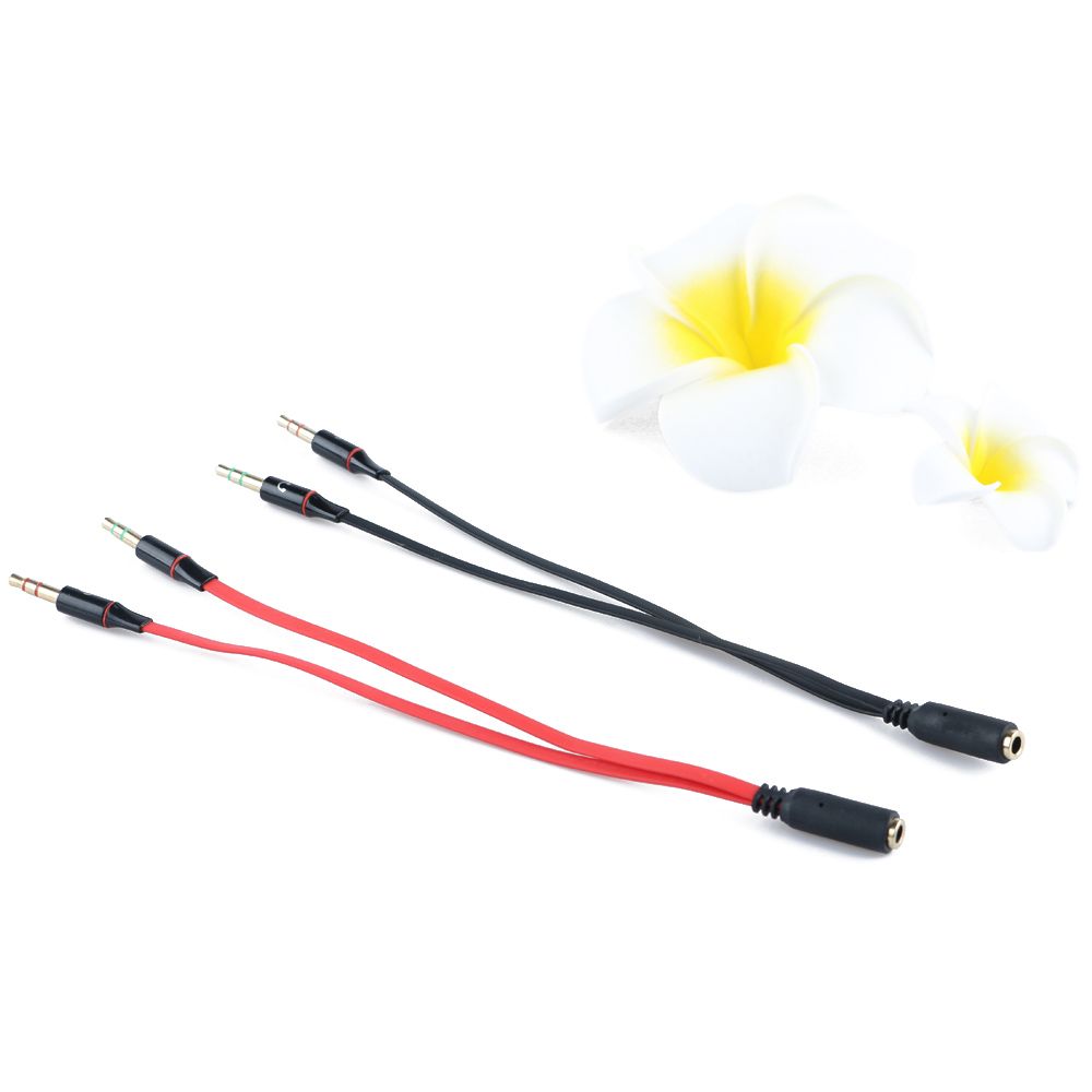 ジャック 1 メス - 2 オス耐久性のあるプロフェッショナ - Earphone Splitter Jack のレビューと価格