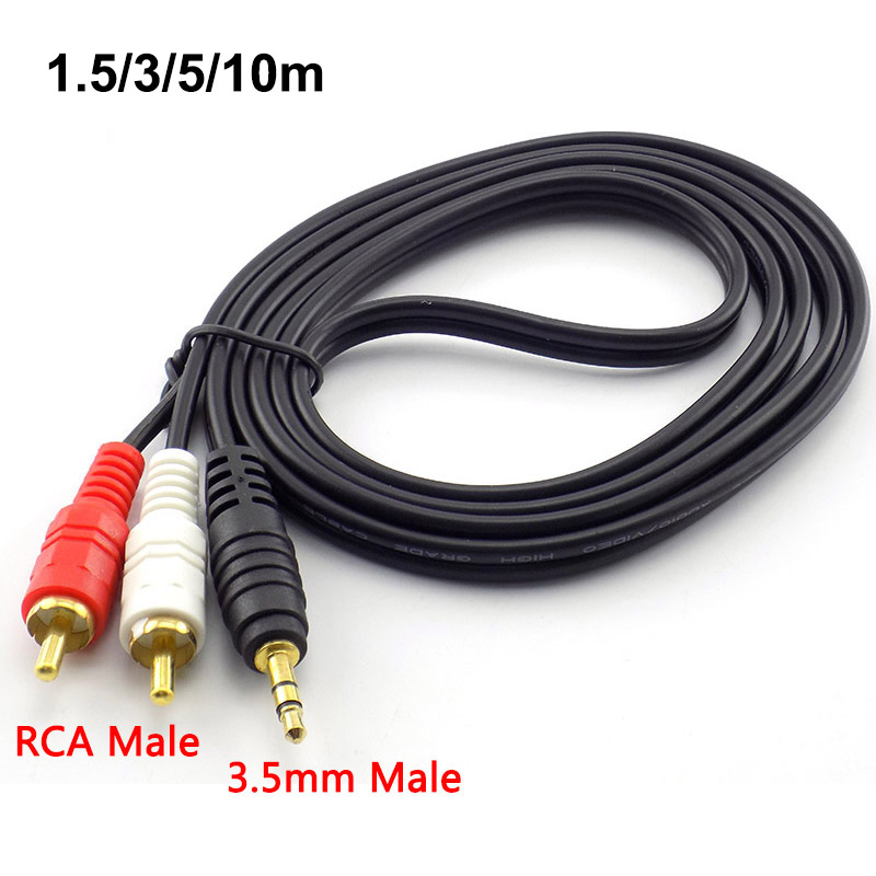 長さ1.5m、3m、5m、10m、3.5mmオスジャック-A - Cable Extension 3.5 のレビューと価格