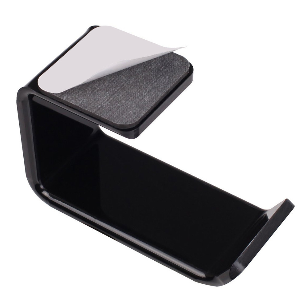 回転式ヘッドホンハンガー ブラック プレミアム イヤホン吊り - Headphone Stand Desk のレビューと価格