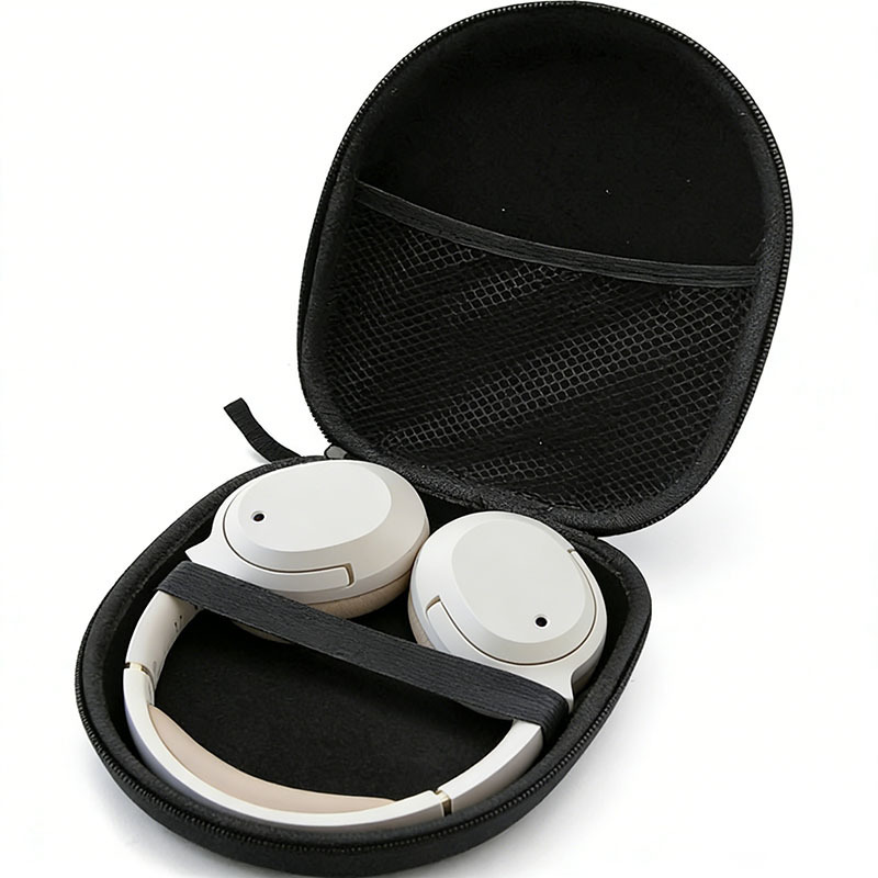 多機能ブラックEVAハードケース、耐衝撃防水、ヘッドホン、カ - Headphone Case Hard のレビューと価格