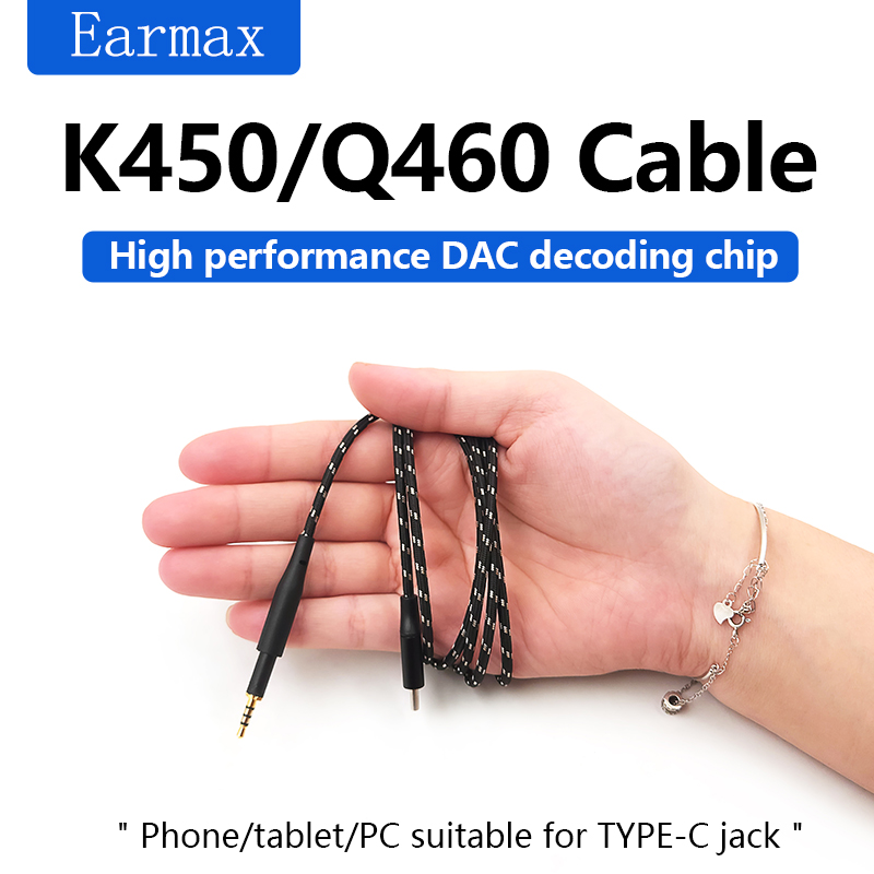 交換可能なマイクタイプcからk450,アップグレードケーブル - Usb C Earphone のレビューと価格