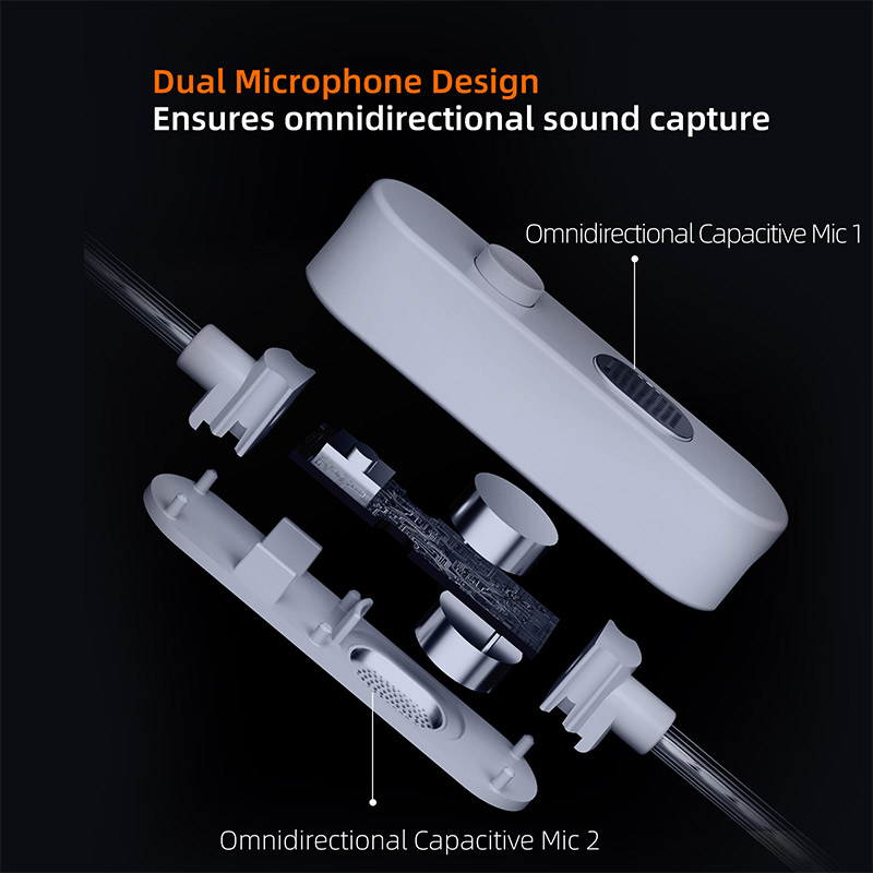 KZ-M2 OFC銀メッキヘッドセットケーブルデュアルマイク - Wired Earphone Mic のレビューと価格