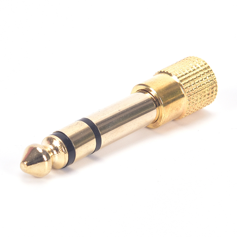 1pc 6.35オス3.5メスステレオ端子プラグヘッドホン6 - Cable Extension 3.5 のレビューと価格