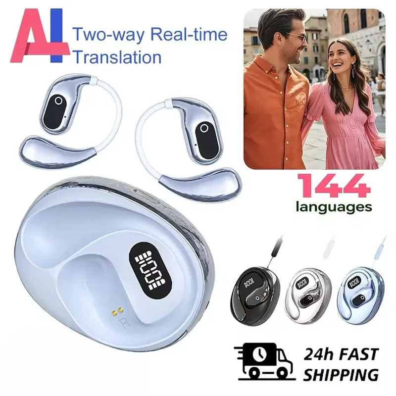 XG99翻訳ヘッドホン 144言語対応 ワイヤレスリアルタイ - Bluetooth Headset On Ear のレビューと価格