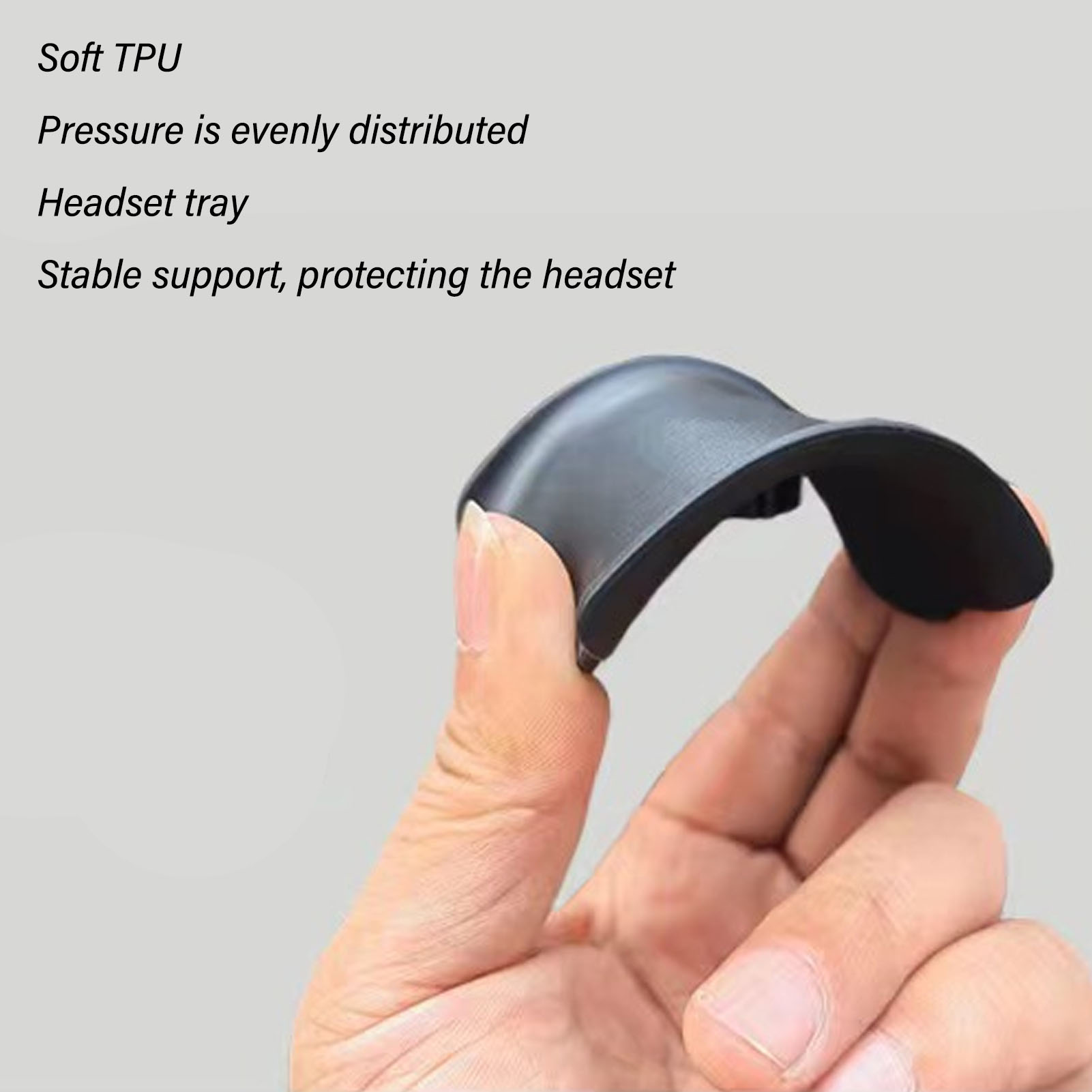 ヘッドフォンスタンド 角丸コーナー 滑り止めベース TPUト - Headphone Stand Desk のレビューと価格