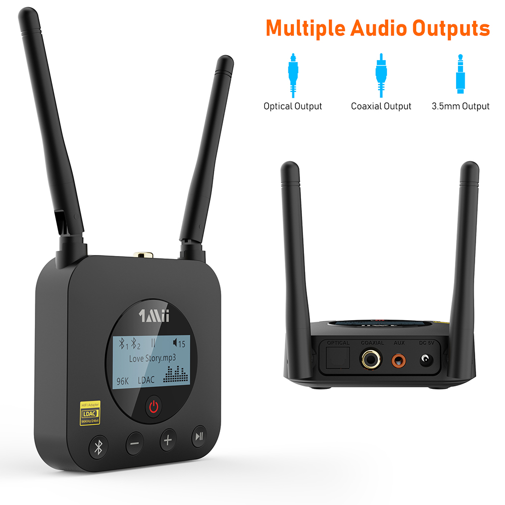 1Mii B06Pro+ ホームステレオレシーバー、長距離B - Bluetooth Adapter Receiver のレビューと価格