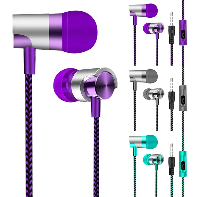 9D ステレオ有線ヘッドフォン低音マイク付きイヤホンインイヤ - Audiophile Headphone Wired のレビューと価格