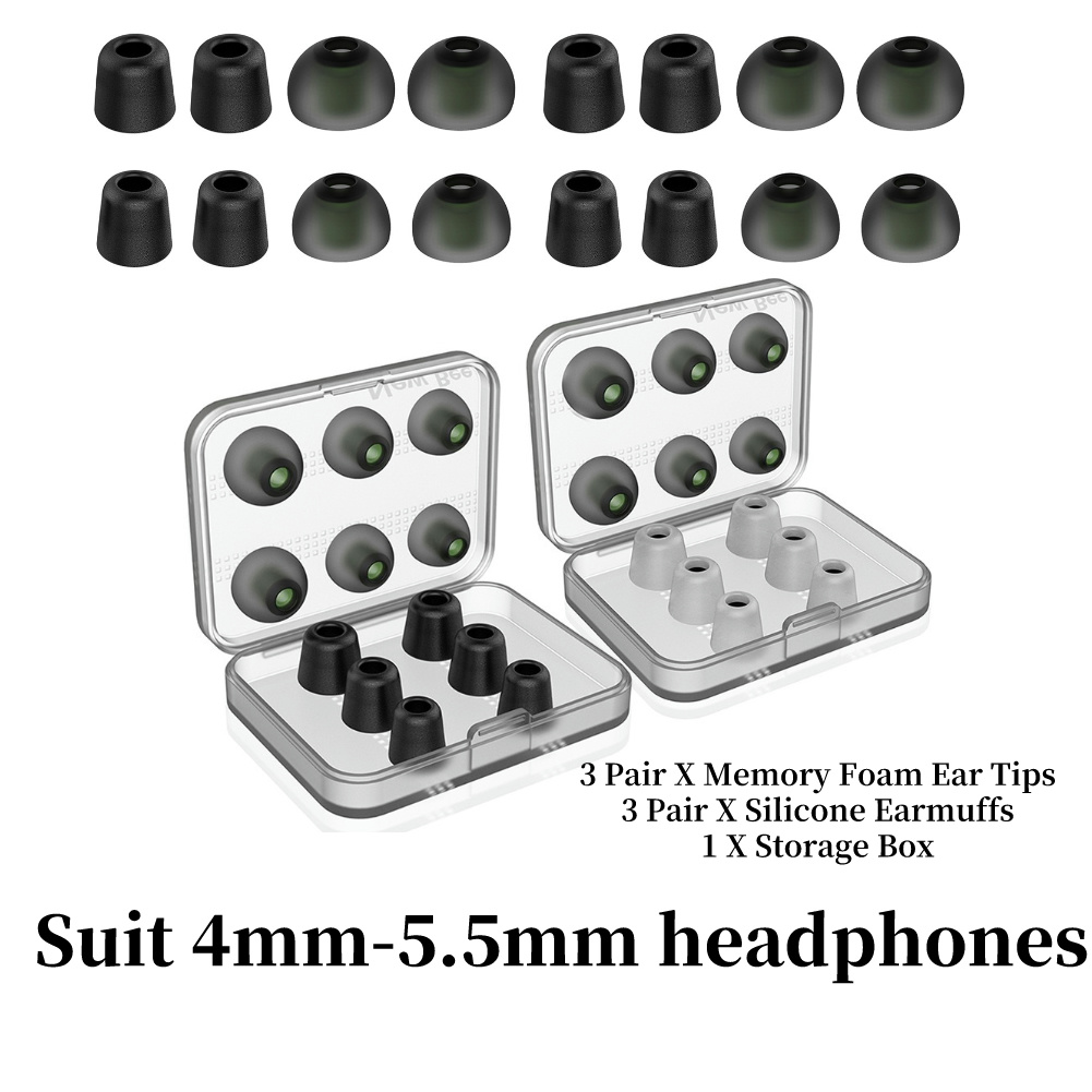 快適なフォームイヤーチップ,パッド付きヘッドホンクッション, - Earphone Foam Tip のレビューと価格