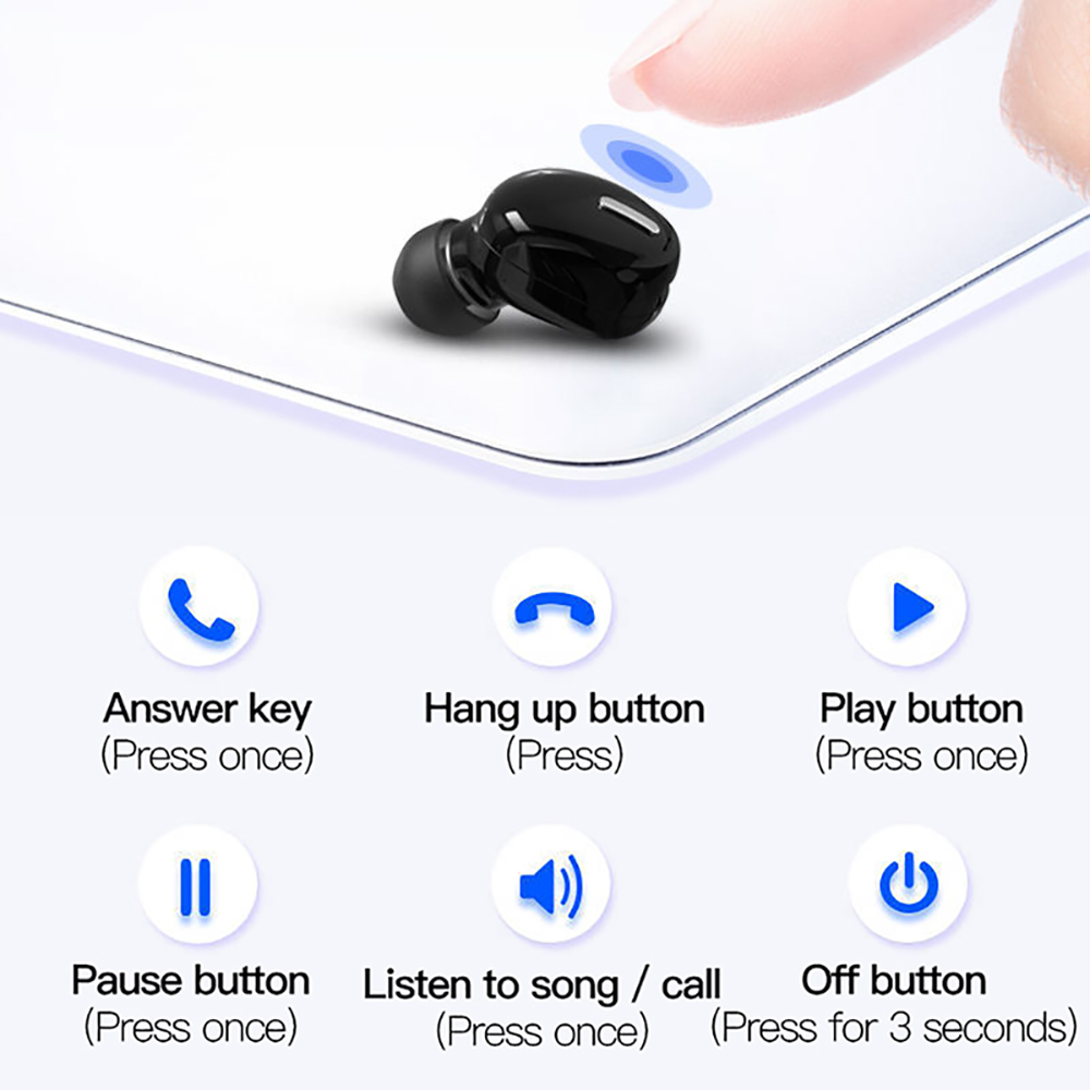 X9 ワイヤレスイヤホン Bluetooth 互換 5.0  - Bluetooth Headset On Ear のレビューと価格