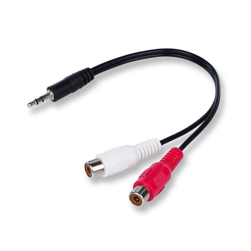 アダプターケーブルオス-2rca 2av,ステレオオーディオ - Earphone Splitter Jack のレビューと価格