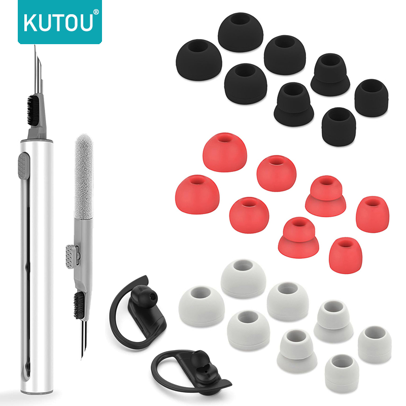 Kutou-パワービートプロ、ビートフレックス、イヤフォン、 - Silicone Ear Tip Replacement のレビューと価格