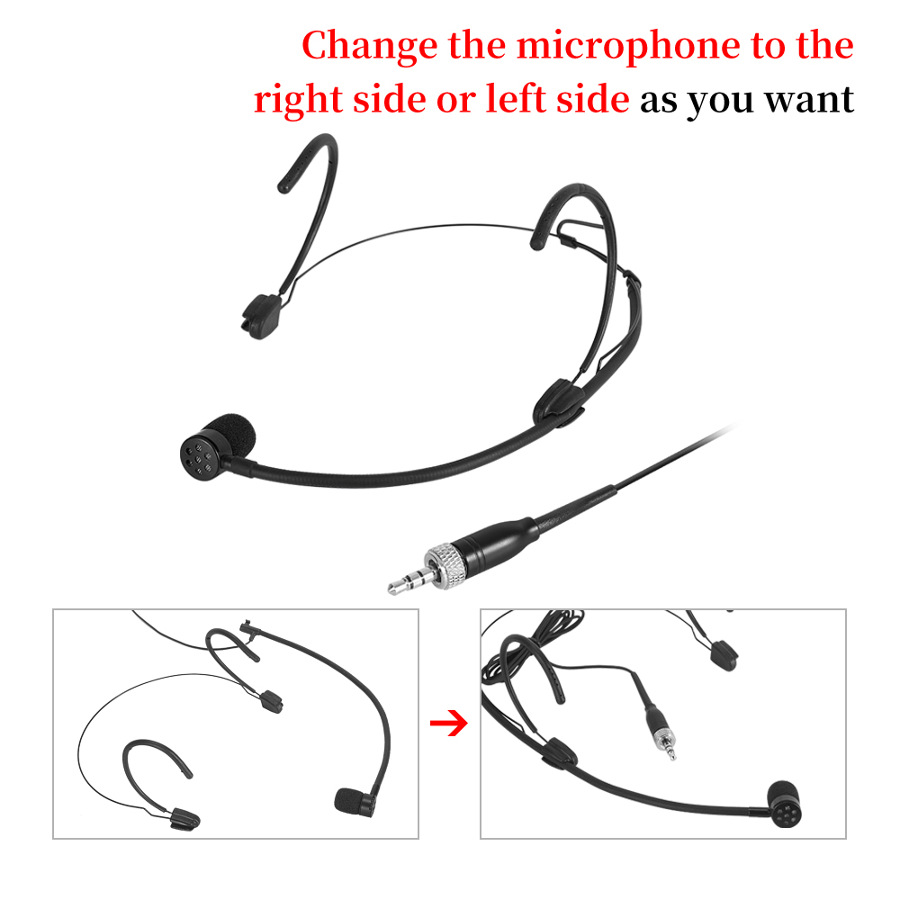 Iiimymic 単一指向性ブラックヘッドセットマイク Sh - Audiophile Headphone Wired のレビューと価格