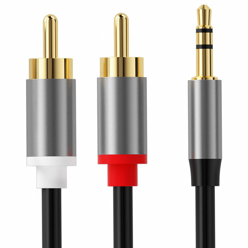 3.5 ミリメートルに 2RCA ダブルロータスオーディオケ - Cable Extension 3.5 のレビューと価格