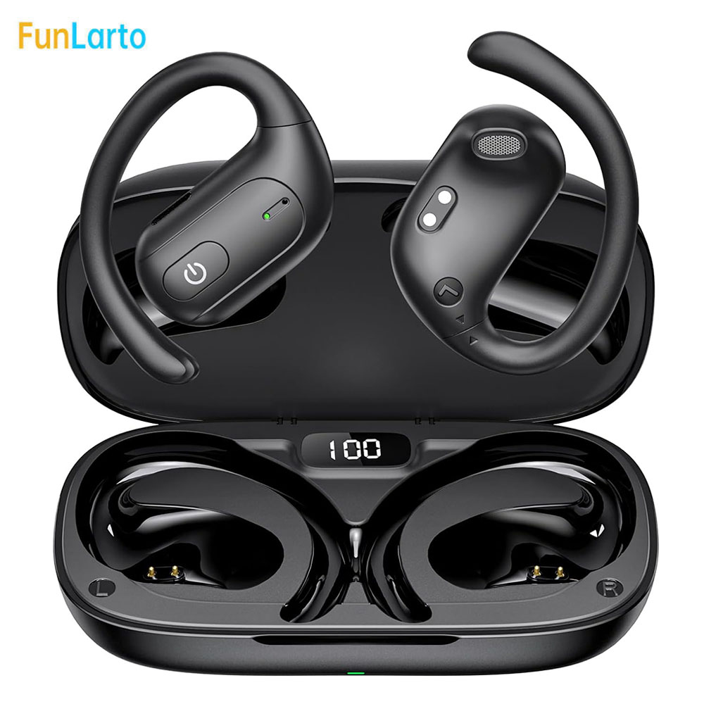 オープンイヤーワイヤレスランニングヘッドセット、ランナー用B - Sports Earphone Hook のレビューと価格